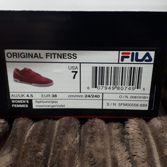 FILA - Original fitness women's sneaker Pink/Gold - Picture 9 of 10